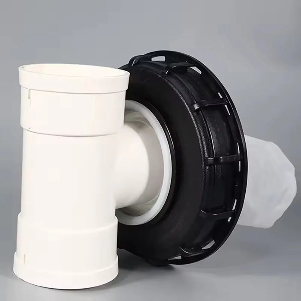 163mm IBC Ton Drum Fittings Plastic Cap with Filter Screw T-shaped/Straight Head/Elbow/Vertical Rainwater Filter Cover Washable