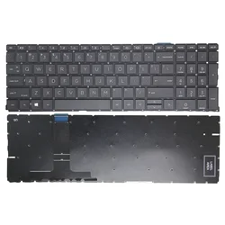 HP ZBook 전원 영어 노트북 키보드, 15.6 인치 G8 G9 G10 HSN-Q26C 650 G8 450 G8 455RG8 ZHAN66 PRO15 G4 용, 미국 100% 신제품