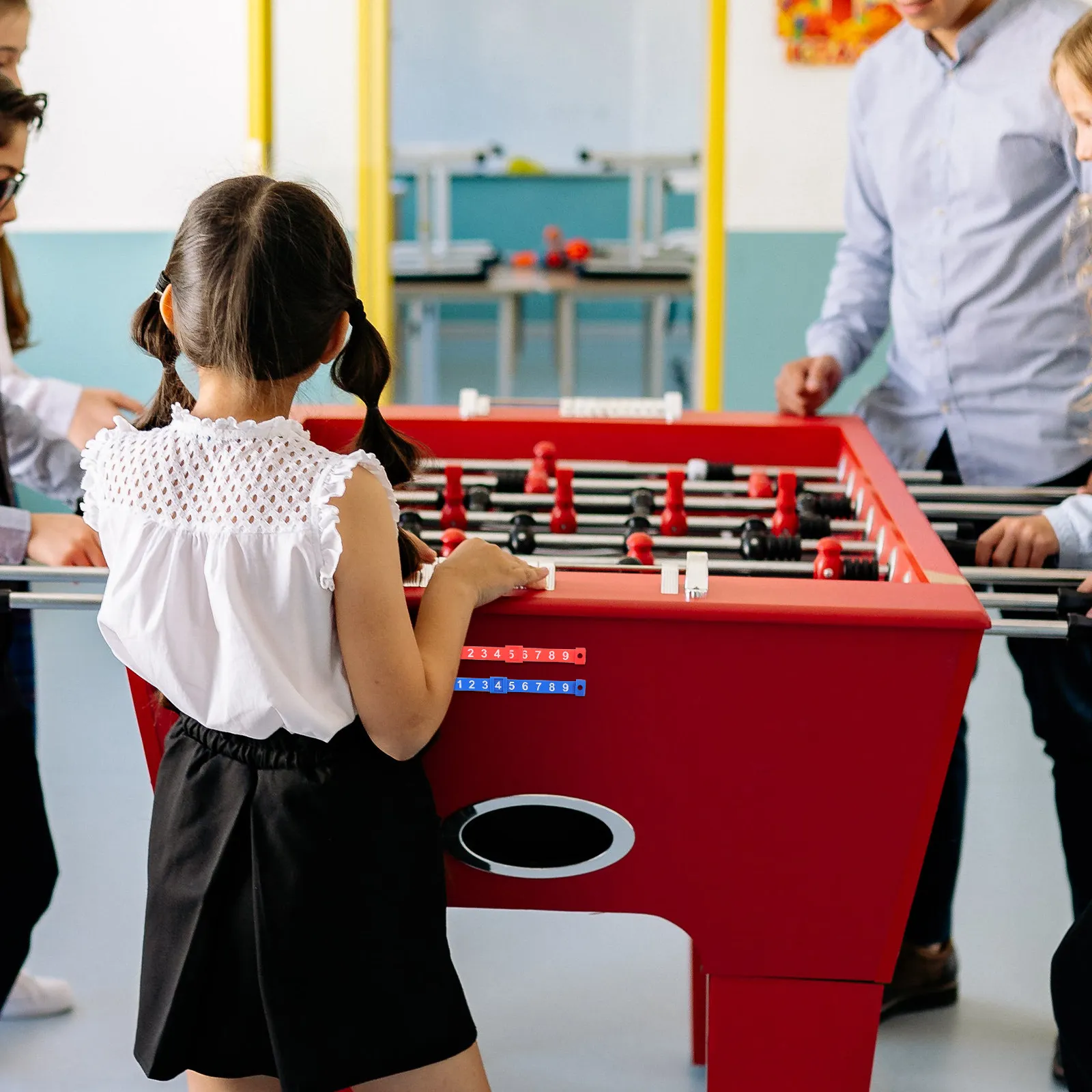 

2Pcs Table Football Score Counters Sturdy Foosball Scoring Bars Compact Small Scorekeepers for Table Soccer Game Accessories