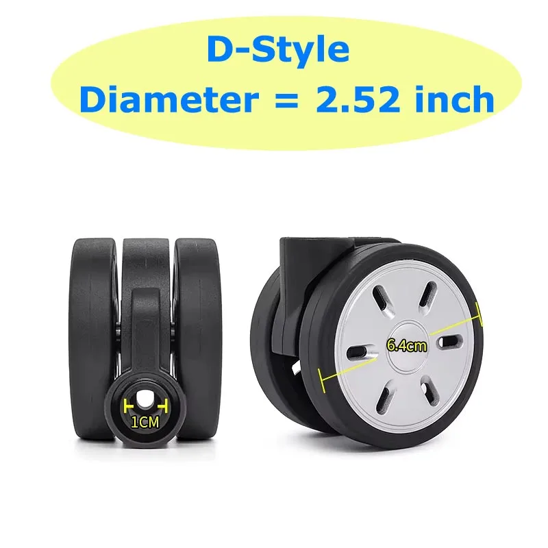 Durchmesser 2,52 Zoll/6,4 cm Räder für Rimowa Koffer Ersatzräder für Rimowa Koffer – Detail 2