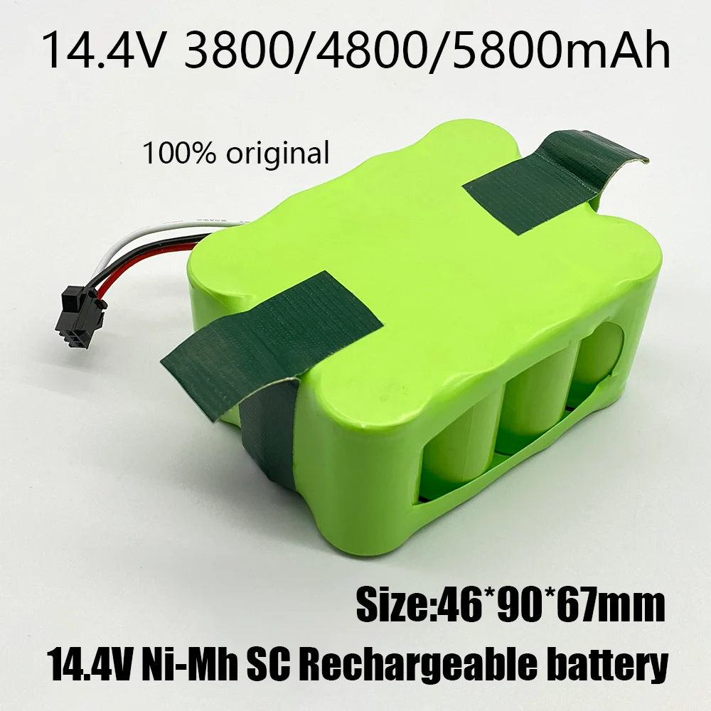 Nowy 14.4V Ni-Mh akumulator SC 5800mAh dla KV8 XR210 XR510 XR210A XR210B XR510B XR510C odkurzacz Robot odkurzający