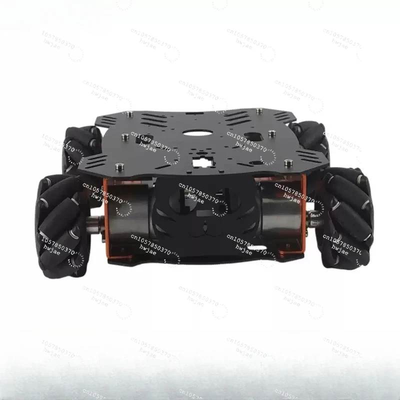 Intelligent metal chassis motor with encoder is suitable for Arduino to develop trolley chassis.