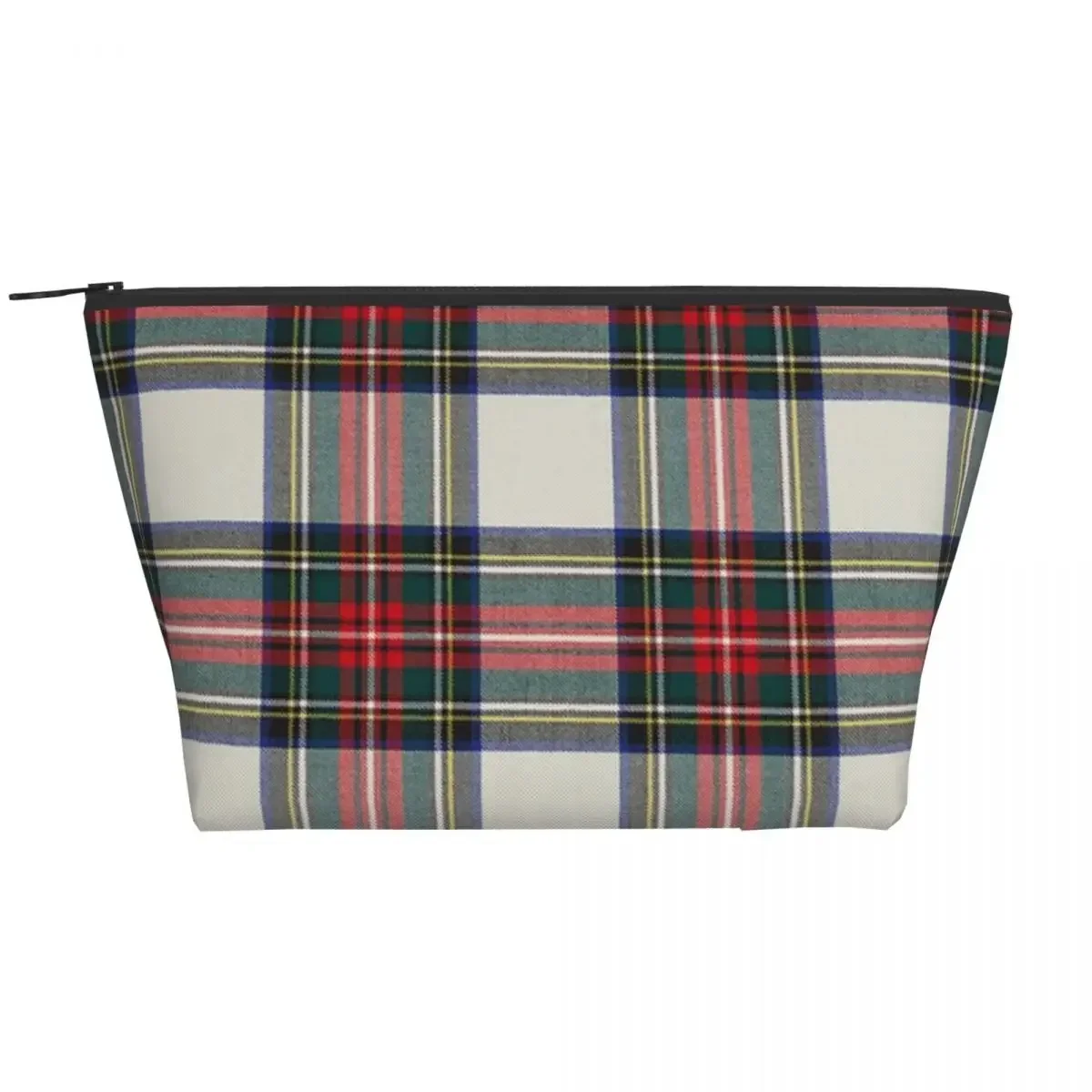 Stewart Dress Scottish Tartan Makeup Bag for Women Cosmetic Bags Travel Toiletry Storage Pouch Organizer Dopp Kit Box
