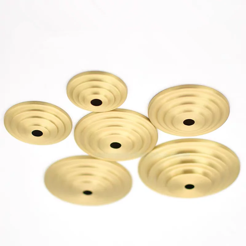 M10 Ceramic Desk Lamp Brass Base Cover Pure Copper Desk Lamp Plate I-Shaped Connector DIY Brass Lighting Hardware Accessories