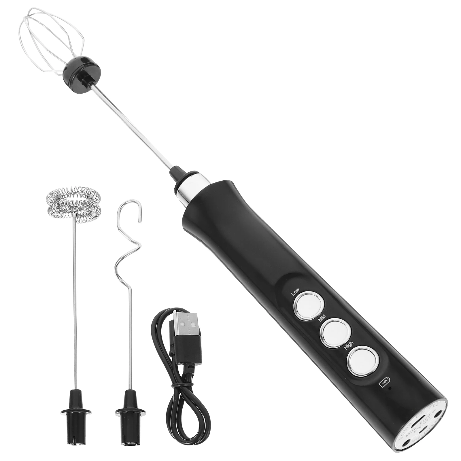 

Electric Egg Beater Mixer Rechargeable Handheld Maker Frother Milk Frothers Coffee