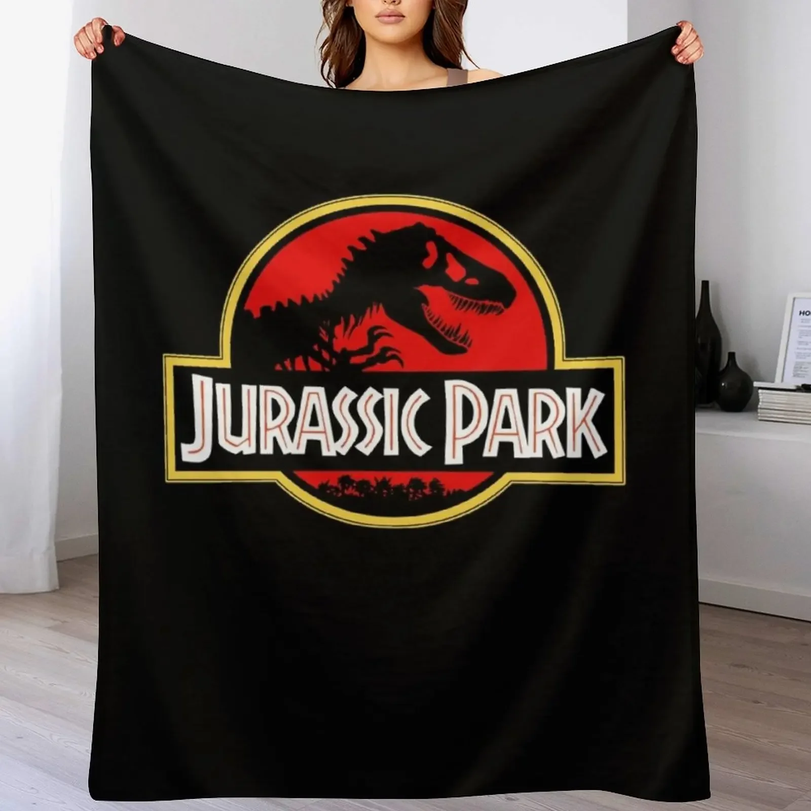 Jurrasic Park Throw Blanket Soft Breathable Blanket for Night Sleeping