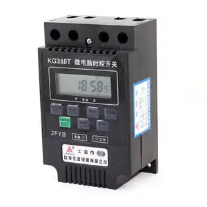 Details about KG316T 25A Digital LCD Weekly Programmable Timer Time Relay Switch AC 220V