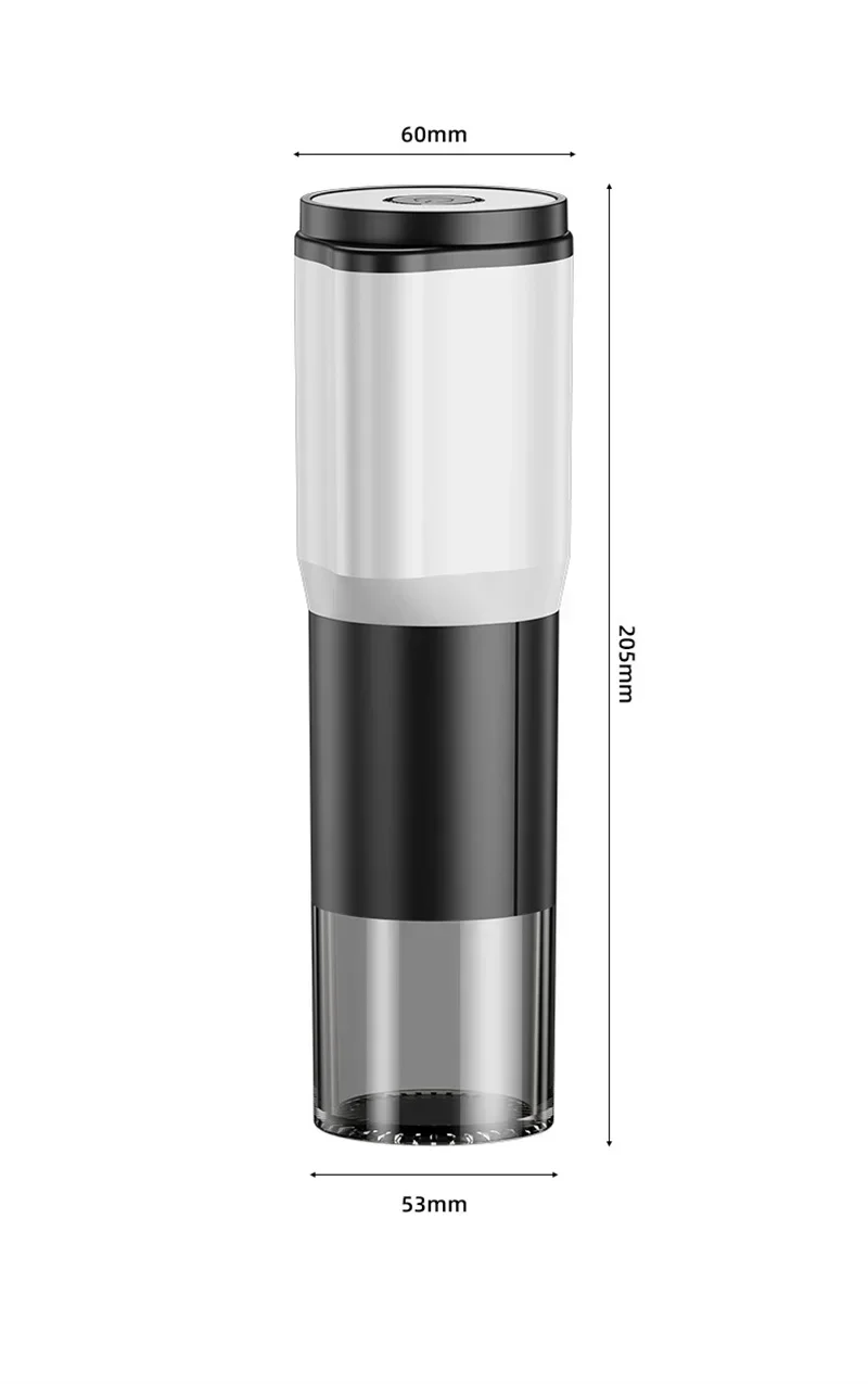 Portable Electric Coffee Grinder TYPE-C USB Charge Ceramic Grinding Core Home Wireless Coffee Beans Pulverizer Grinder