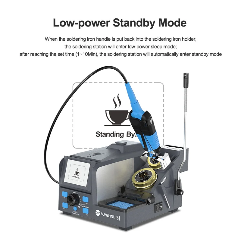 SUNSHINE S1 Intelligent Precision C120 Tweezers Multi purpose Welding Stand Support C210 Welding Work 1s Heating Maintenance