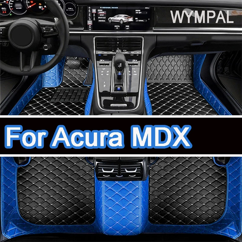 

Автомобильные коврики для Acura MDX YD8 YD9 YE1 2022 2023 2024, 7-местные кожаные коврики, коврик, автомобильные аксессуары