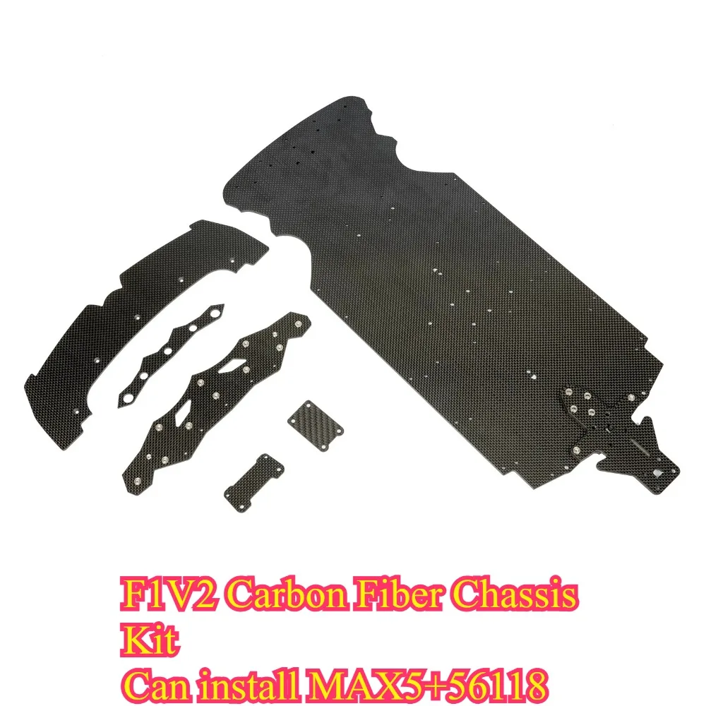RC Car Upgrade Decor Carbon Fiber Front Splitter 3mm Thick ARA320718 For ARRMA 1/7 F1 Scale custom size Hobby Mod Accessories