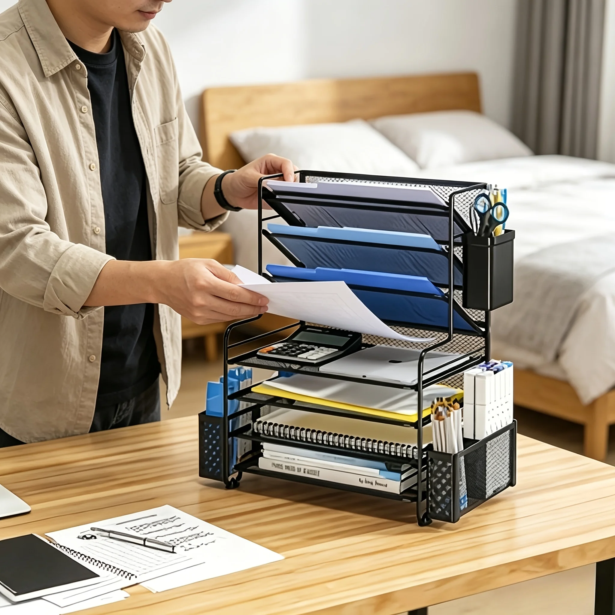 Органайзер для рабочего стола, – обзор и цена Desktop Filing Tray