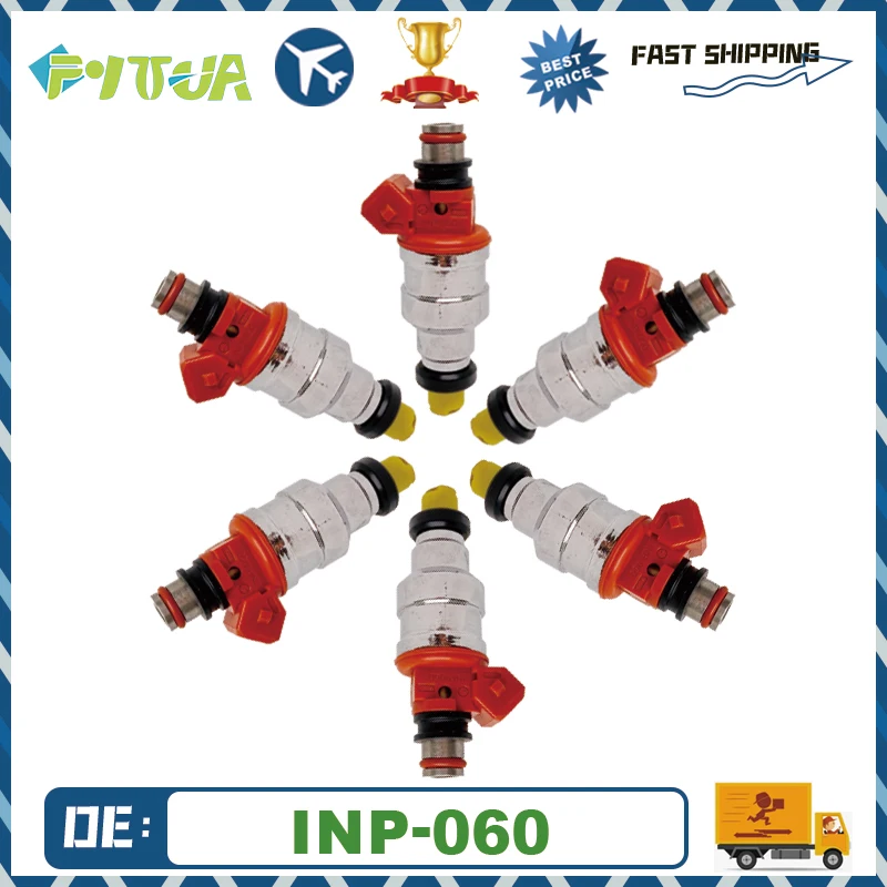 

6 шт. топливная форсунка INP-060 INP060 для Chrysler Sebring Dodge Stratus 2.5L V6 1995-2000 Совершенно новая