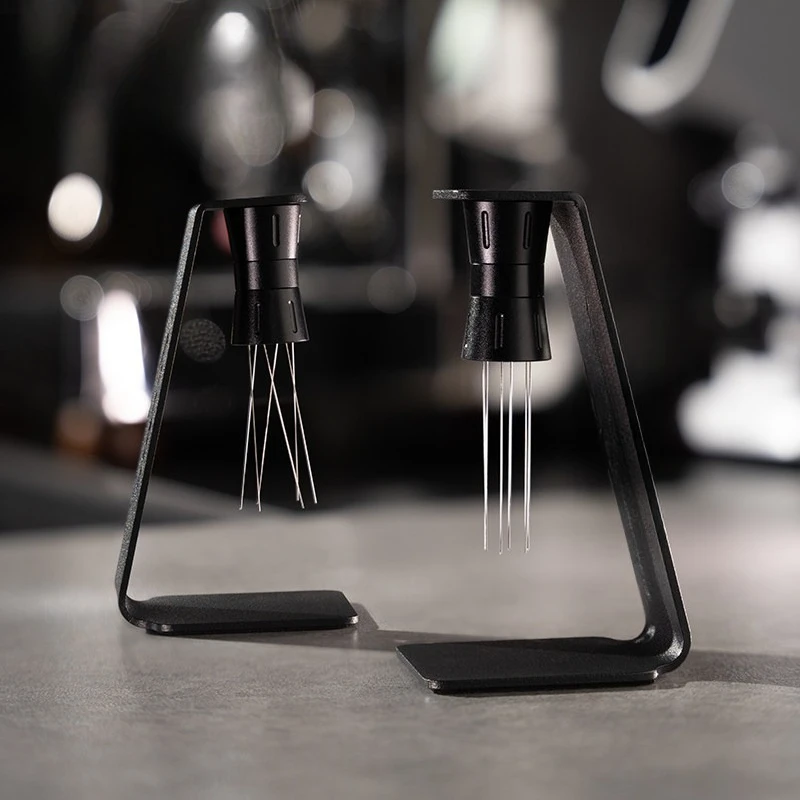Handheld coffee cloth powder needle adjustable angle to break up coffee powder agglomeration uniform powder dispenser