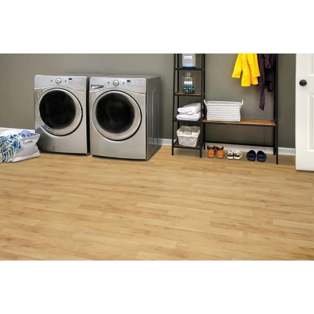 أدوات وتحسين المنزل وأرضيات الفينيل من صفائح النخبة في بامبل أوك | لفة 8'6" عرض × 20'L | سهلة التركيب ودية DIY #6