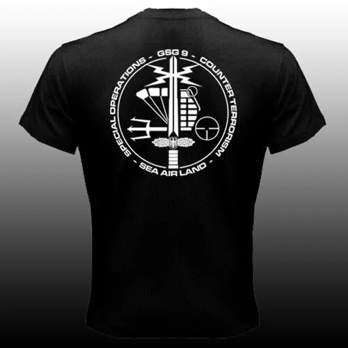 New GSG 9 Germany swat Counter Terrorism Special Operations Unit Men T-shirt Short Casual 100% Cotton