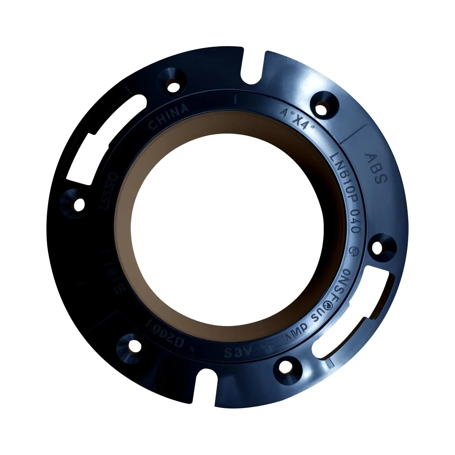 

Прямой центральный фланец для шкафа Lesso Level-Fit | , 4x4, АБС-пластик, крепление для унитаза в пол (только фланцевый)