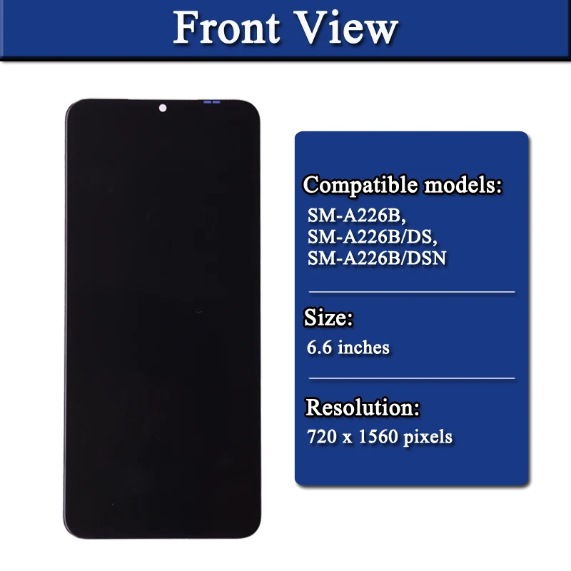 Display For Samsung A22 5G LCD Touch Screen Digitizer Assembly Replacement For A226 A226B SM-A226B/DSN LCD