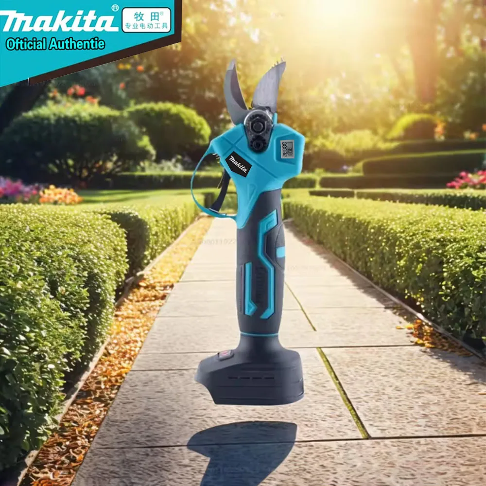 

Codrill 40mm Brushless Electric Pruning Shears 2 Gears Cordless Rechargeable Fruit Tree Bonsai Pruning For Makita 18VBattery Pin