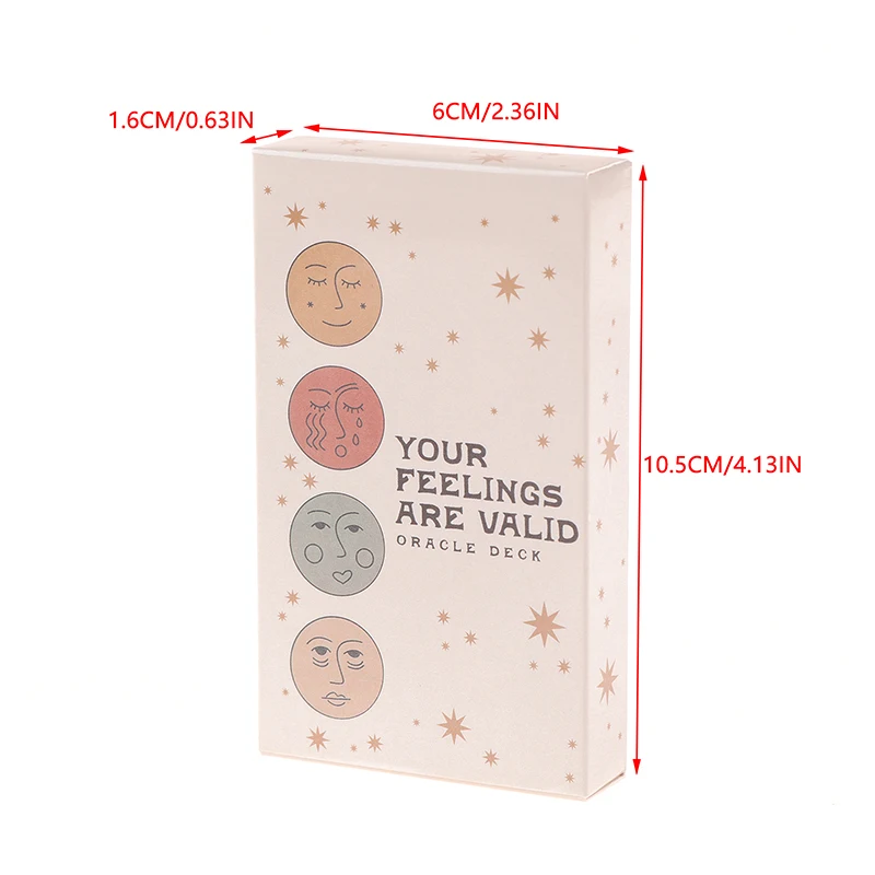 

Your Feelings Are Valid Oracle Deck 2-е издание Mental Health Колода настроения Oracle Tarot Oracle Witch Deck Настольная игра