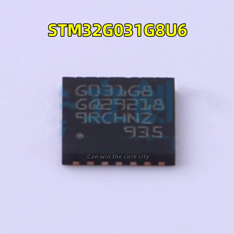 1-100 PCS/LOT Original STM32G031G8U6 UFQFPN-28 ARM Cortex-M0 + 32-bit Microcontroller-MCU