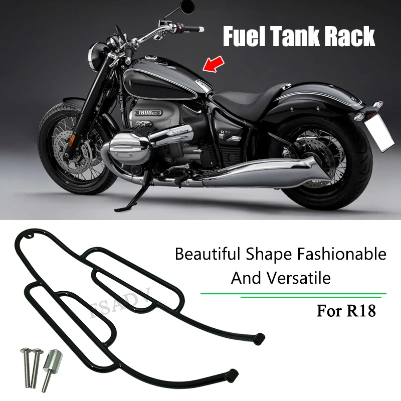 Steel Tank Railing Luggage Rack Fuel Tank Protection Rack Panel Bracket Front Shelf For BMW R18 r18 R 18 Classic R-18 2020-2023