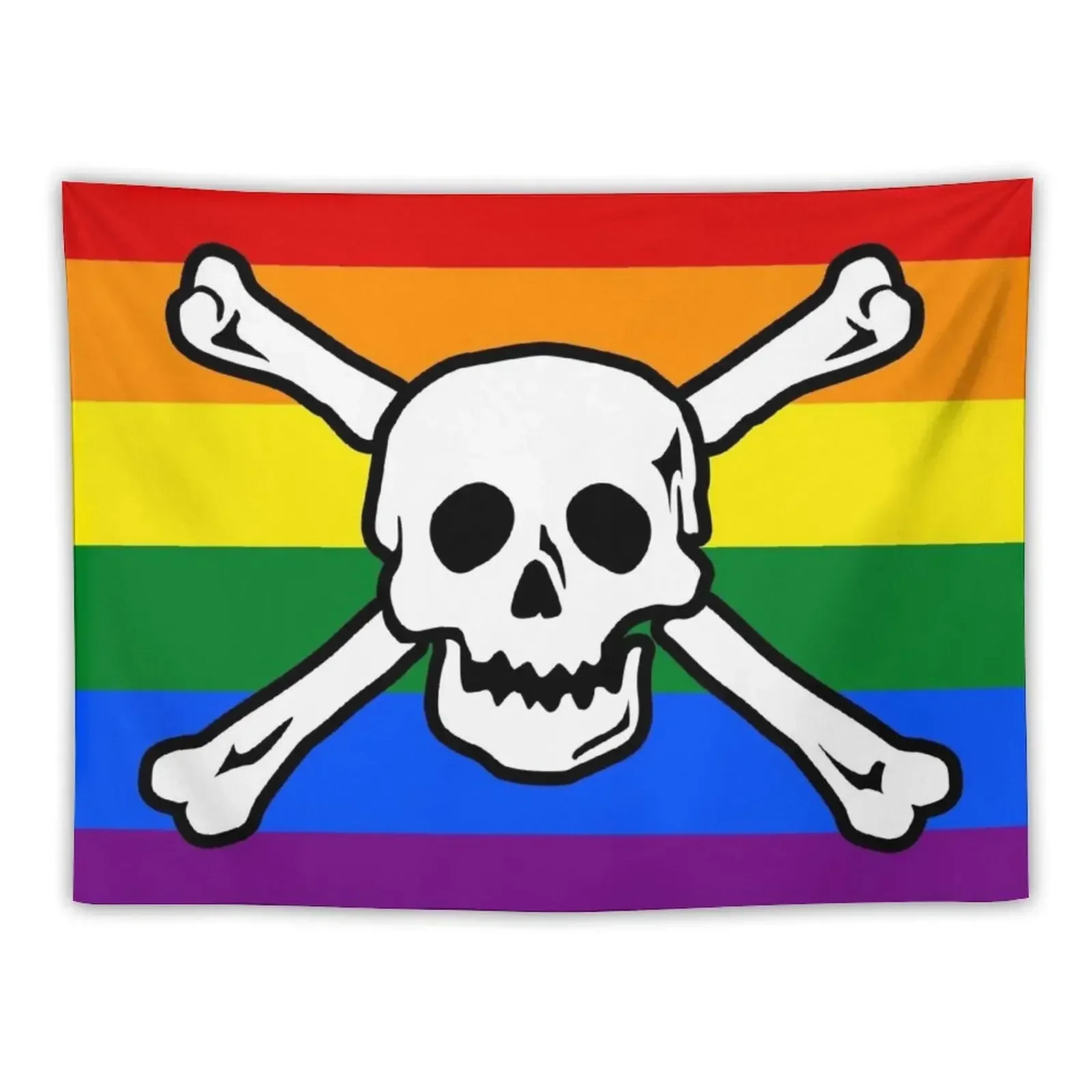 Gay Pirate Pride Tapestry Home And Comfort Decor House Decor Tapestry