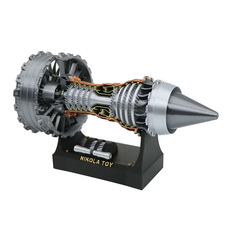 

TR900 25CM Turbofan Engine Model Aircraft Engine Kit Turbojet Engine Model Adult Gift Turbofan Engine Model Engine Aero Engine