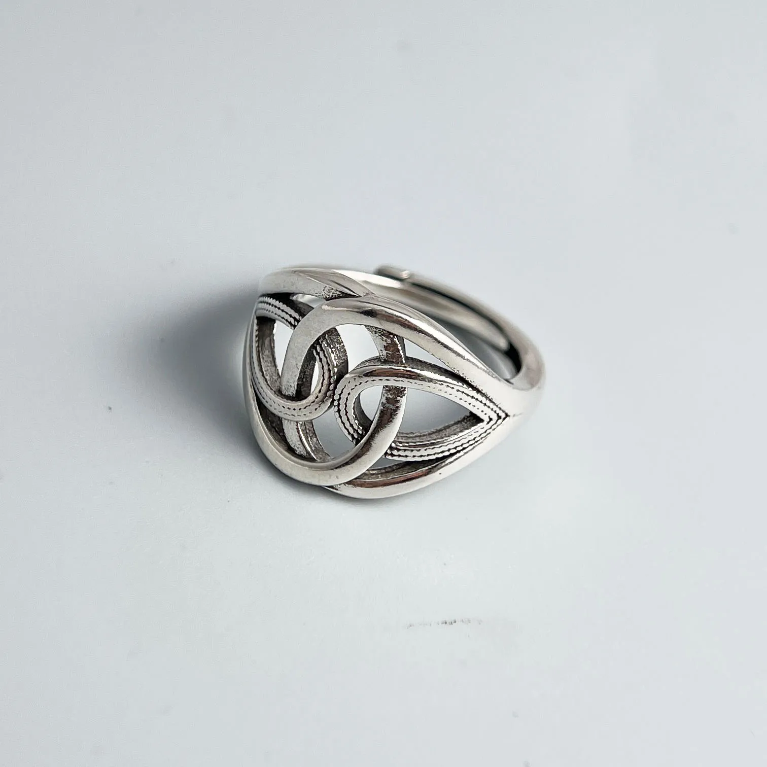 925 Sterling Silver Rings for Women Couple Minimalist Handmade Simple Retro Cross Line Ring Fine Jewelry Gift Prevent Allergy