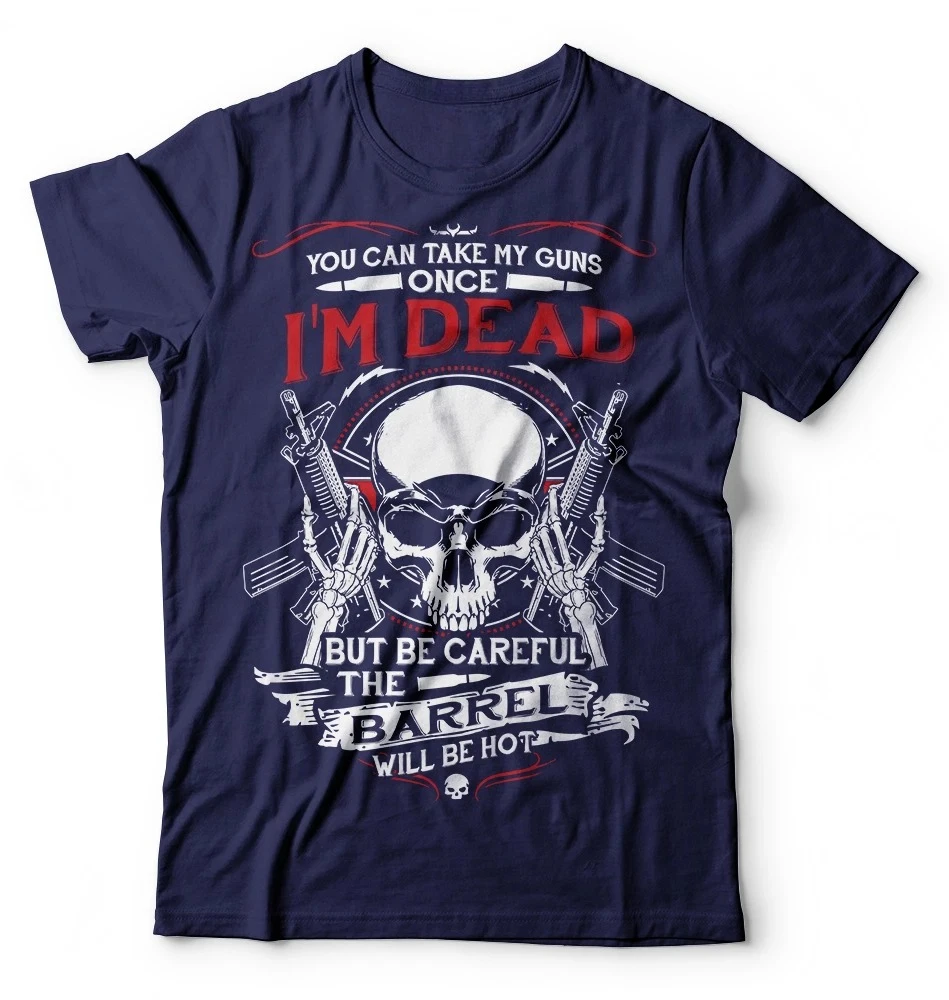 Gun Owner Pro Gun T-shirt Rifle Tee Shirt Birthday Gift Father's Day Gift Short Sleeve Men's T-Shirt Black Casual T Shirt