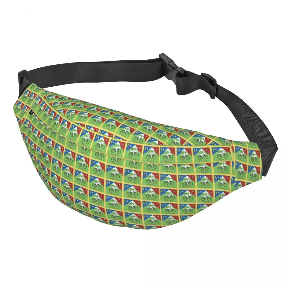 Casual LSD Bicycle Day Fanny Pack Donna Uomo Albert Hofmann Sling Marsupio a tracolla per viaggio Ciclismo Custodia per soldi per telefono