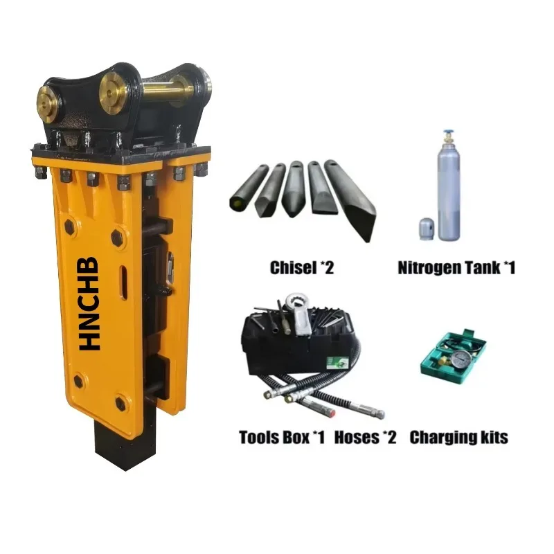 

Гидравлический молот-разрушитель с быстрым отводом тепла и точным сносом грунта для всех моделей экскаваторов