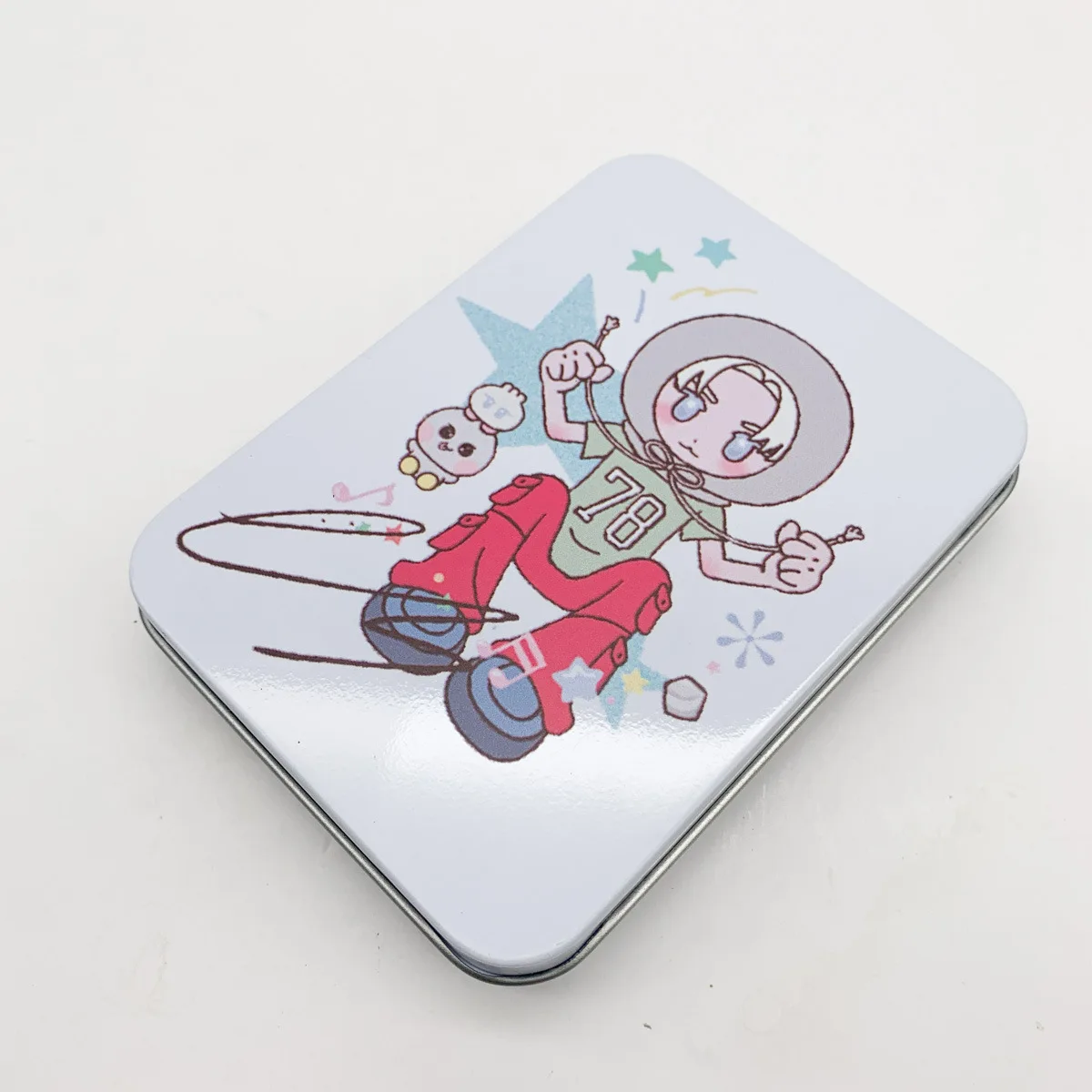 Креативный железный ящик с героями мультфильмов 11,5*8,5*2,2 см, ящик для хранения карт Idol, ящик для хранения Eunseok Sungchan Wonbin Sohee Anton Kpop