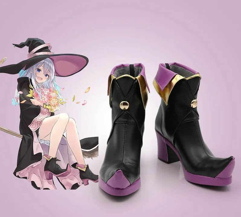 The Journey of Elaina Cosplay Shoes Manga Wandering Witch Halloween Elaina Boots Prop