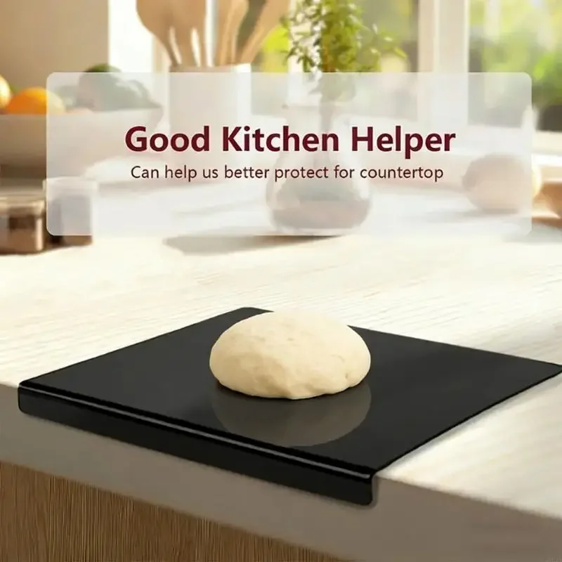 Elegant Acrylic Dough Kneading Board With not Slip Base Great For Bread Making And Vegetable Chopping 