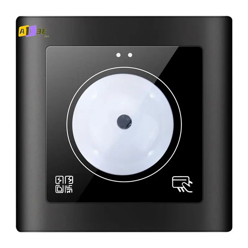 

A13E-встроенный считыватель RF-карт 13,56 МГц Устройство считывания IC-карт QR-код Устройство считывания карт контроля доступа, поддержка Wiegand 26/34, RS485