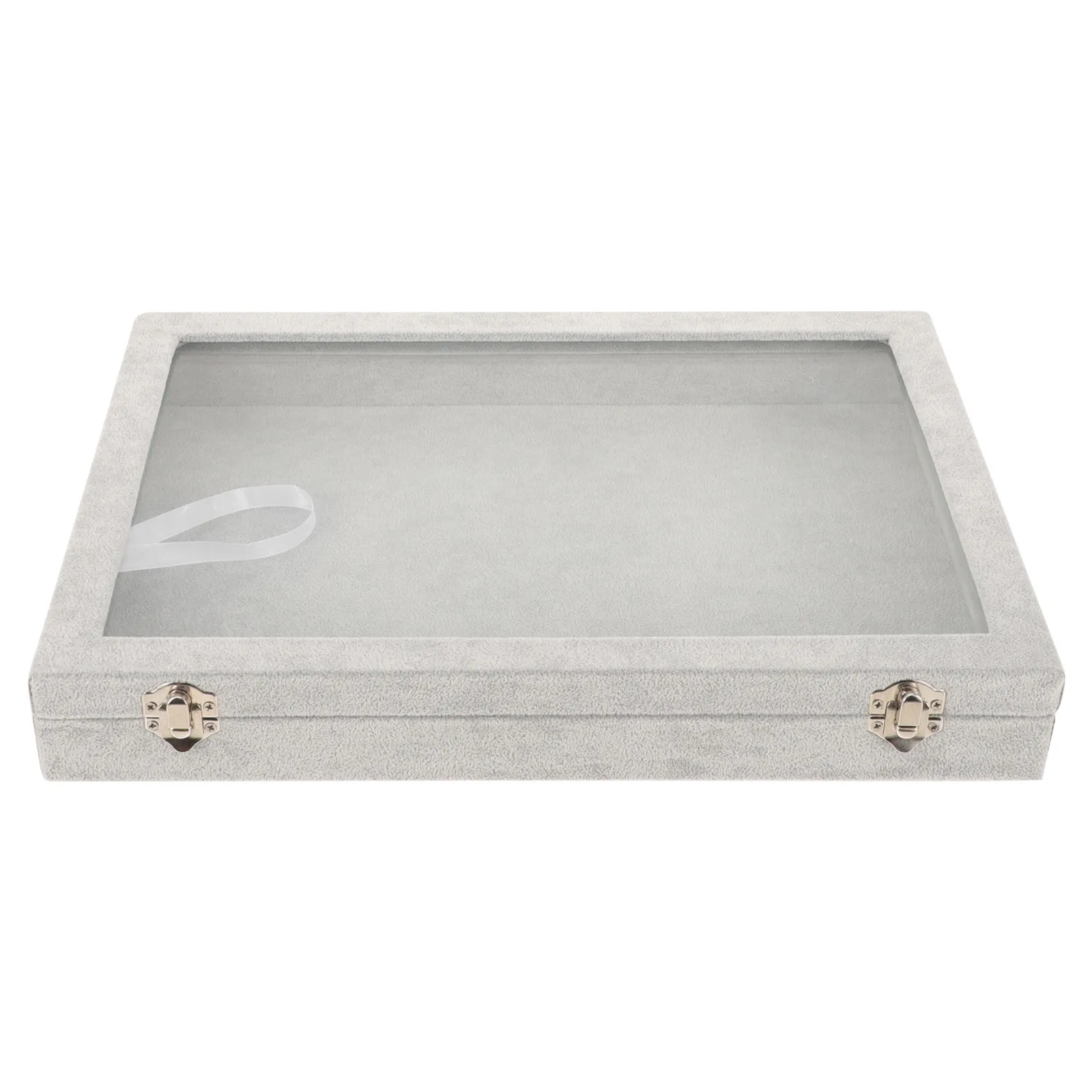 

Портативная коробка для хранения и демонстрации ювелирных изделий: для ожерелий, браслетов, серег, с защитной крышкой, экономит место, декоративная