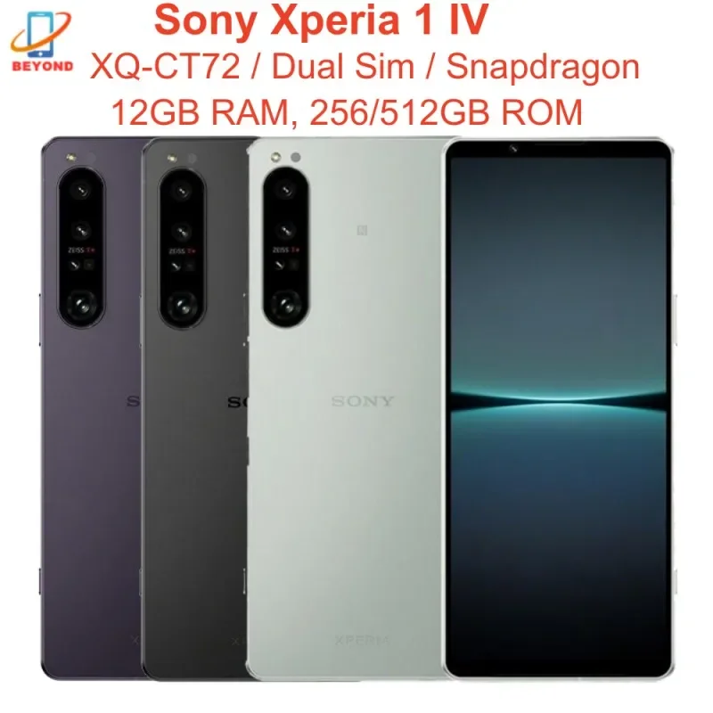 Sony Xperia 1 IV 5G Dual Sim XQ-CT72 12GB RAM 256/512GB ROM 6.5