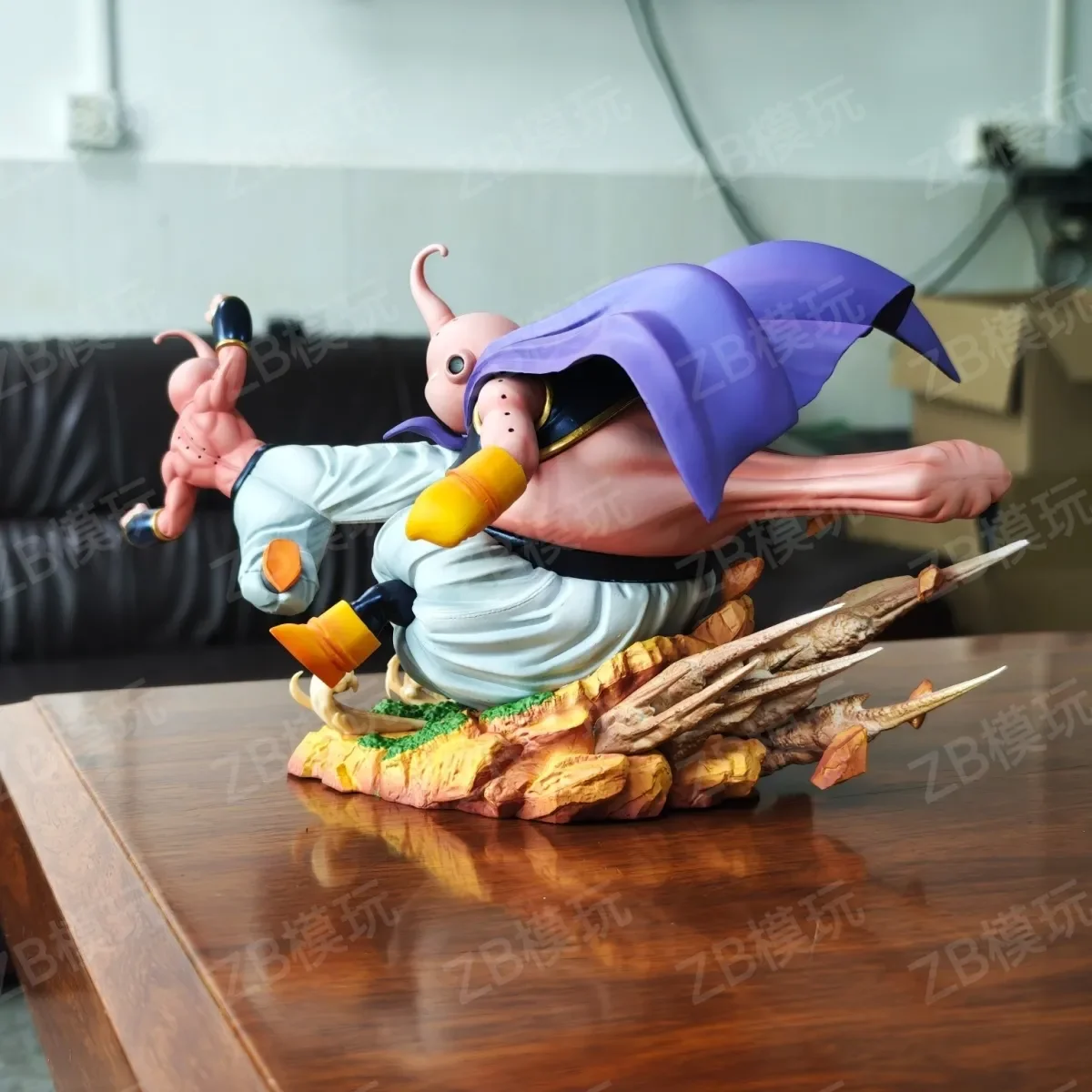 Figura de Anime de 16 cm de ZB Studio, Dragon Ball Majin Buu, Figura de Majin Buu Gordo vs. Majin Buu Malvado, Estatua de PVC, Colección, Decoración de Habitación, Modelo de Juguete, Regalo