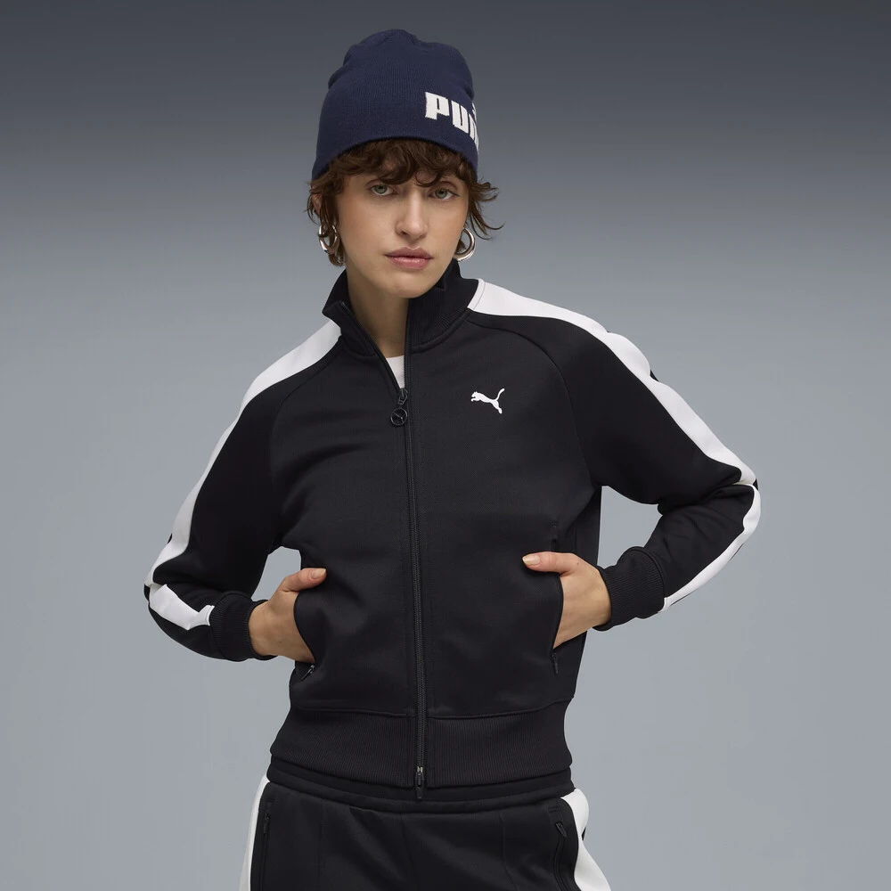 

Puma Women's T7 ALWAY ON Short Track Jacket - Navy Blue Jacket 63196516