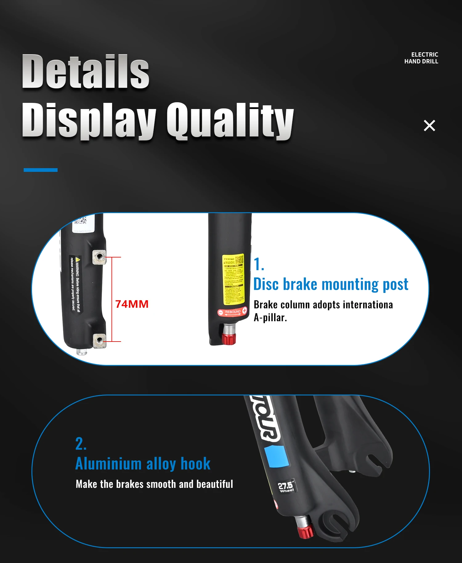 SR SUNTOUR X1 Bicycle Forks Air Suspension Fork 120mm Travel QR 100x9MM BOOST 110x15MM 27.5 29 Mountain Bike Air Fork