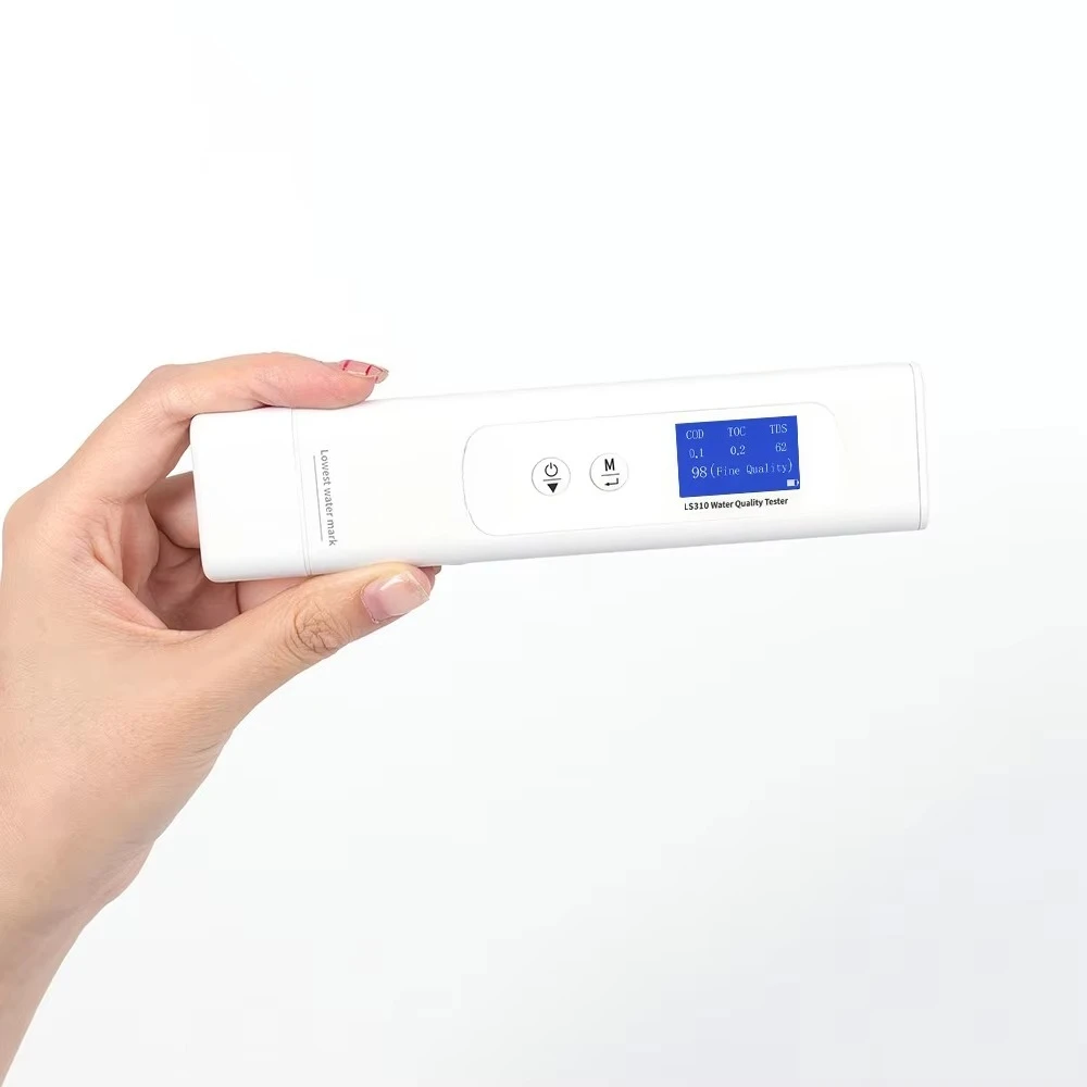 

LS310 Portable Drinking Water Quality Tester CODTOCEC Temperature UV254 TDS Meter Digital Water Quality Tester With Backlight