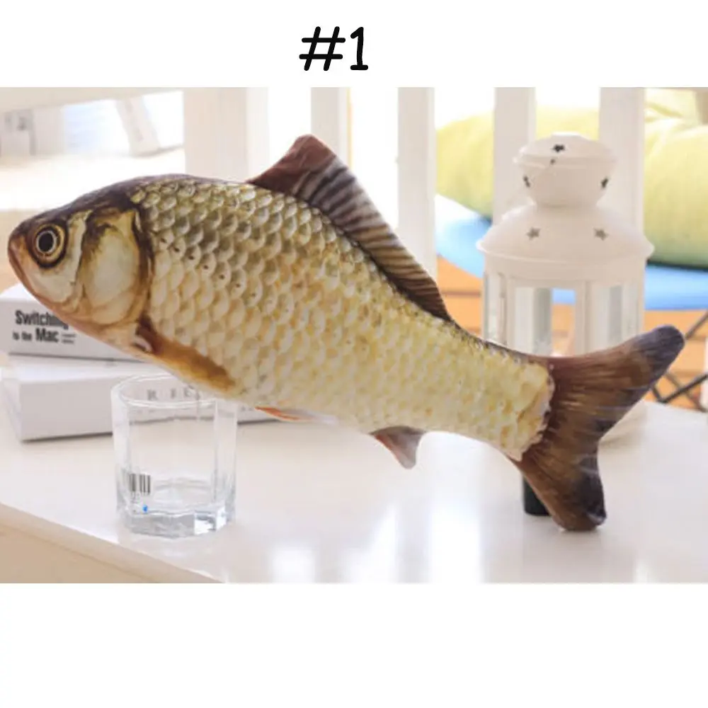 Interactive Mint Kitten Catnip Pet Cat  Artificial Fish