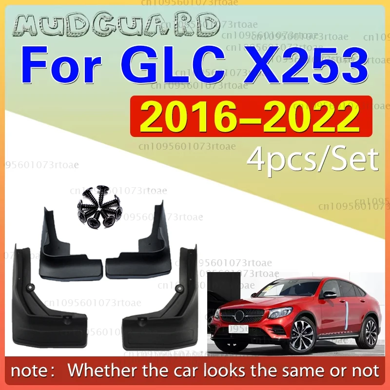 Schmutzfänger, Spritzschutz, Kotflügel vorne, für Mercedes Benz GLC-Klasse GLC X 253 Coupe 2016 2017 2018 2019 2020 2021 2022