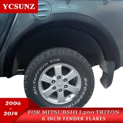 OEM design Fender Flares Mudguard For Mitsubishi L200 Triton MN 2006 2007 2008 2009 2010 2011 2012 2013 2014 Car Accessories
