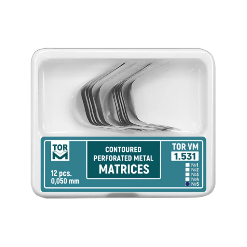 مصفوفات معدنية مثقبة محيطة ، مواد طب أسنان ، أجزاء طبيب أسنان ، تور VM