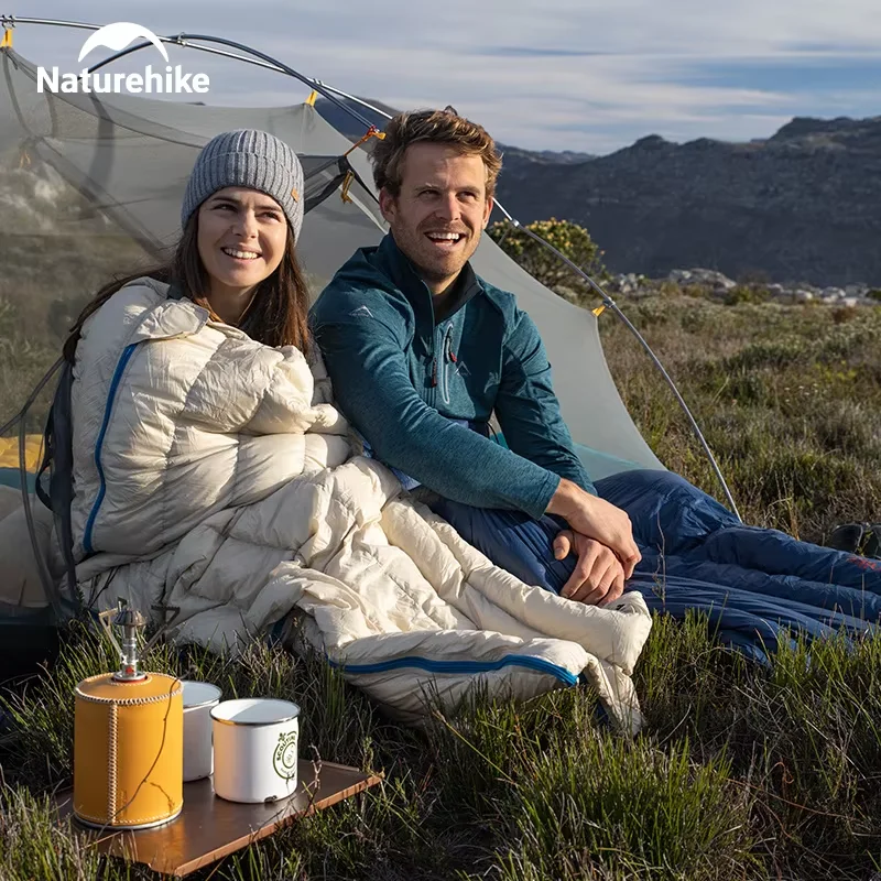Naturehike CW280 Sleeping Bag Winter Waterproof Goose Down Sleeping Bag Ultralight CW400 Hiking Camping Sleeping Bag