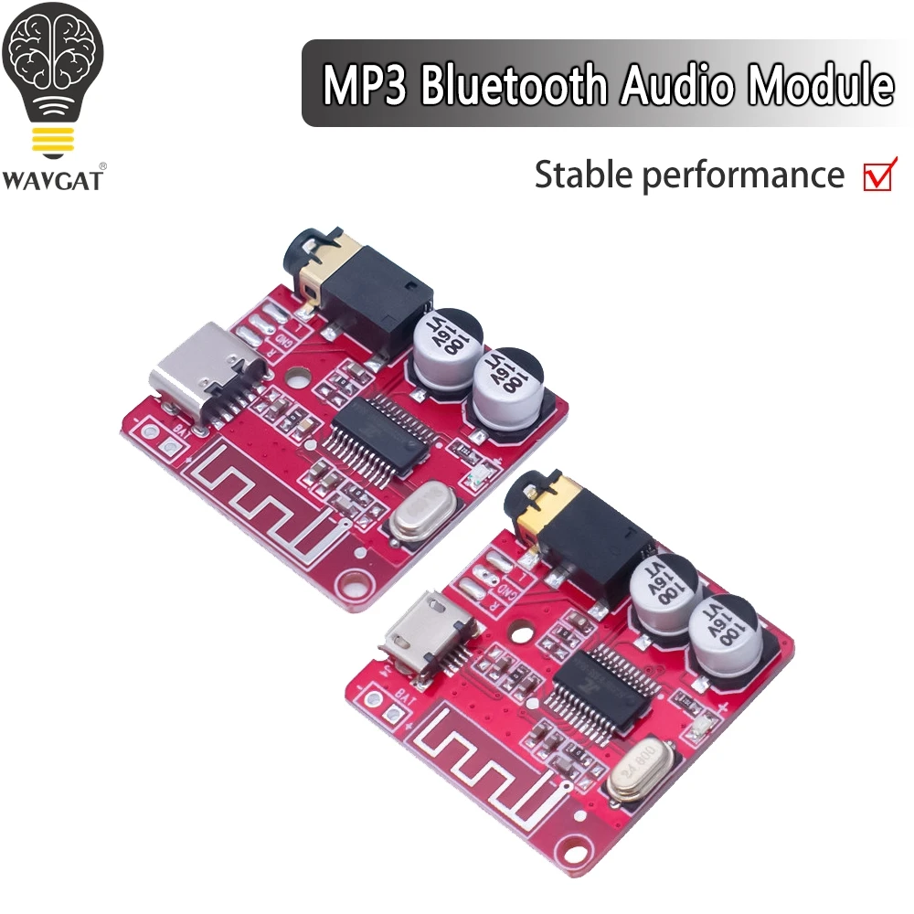 XY‑BT‑Mini Bluetooth 4.1 Audio Receiver Module Type‑C / Micro‑USB Optional MP3 Lossless Decoder Board 3.5mm AUX Output