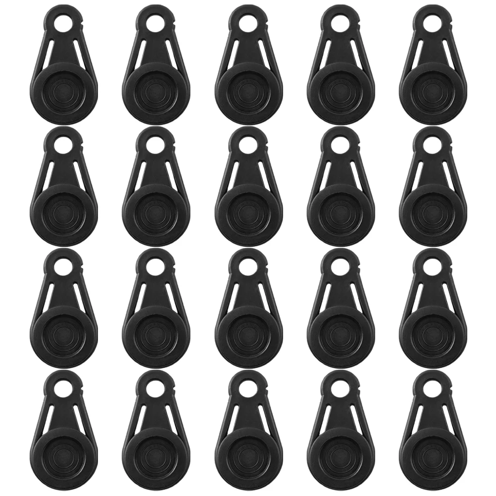 

20 Pcs Tent Clip Lightweight Tarp Clips Heavy Duty Securing Tear-resistant Clamp Awning Plastic Detachable