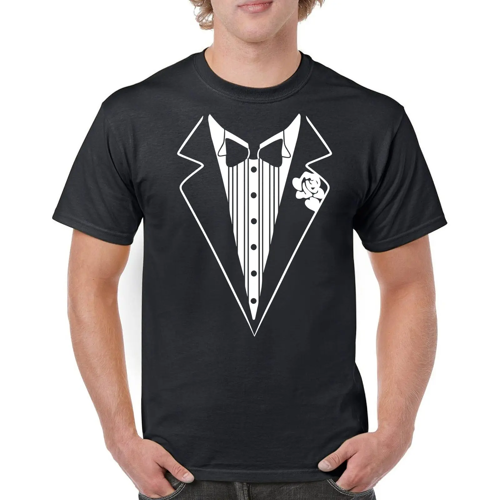 

Tuxedo Funny T-Shirt Tux Bachelor Party Wedding Groom Tee Shirt